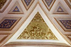 decoration on the wall in Venetian villa