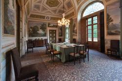 dining room of the eighteenth-century Venetian villa in Verona